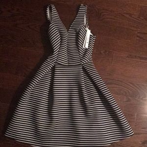 NWT Striped Fit n flare dress from Bloomingdales